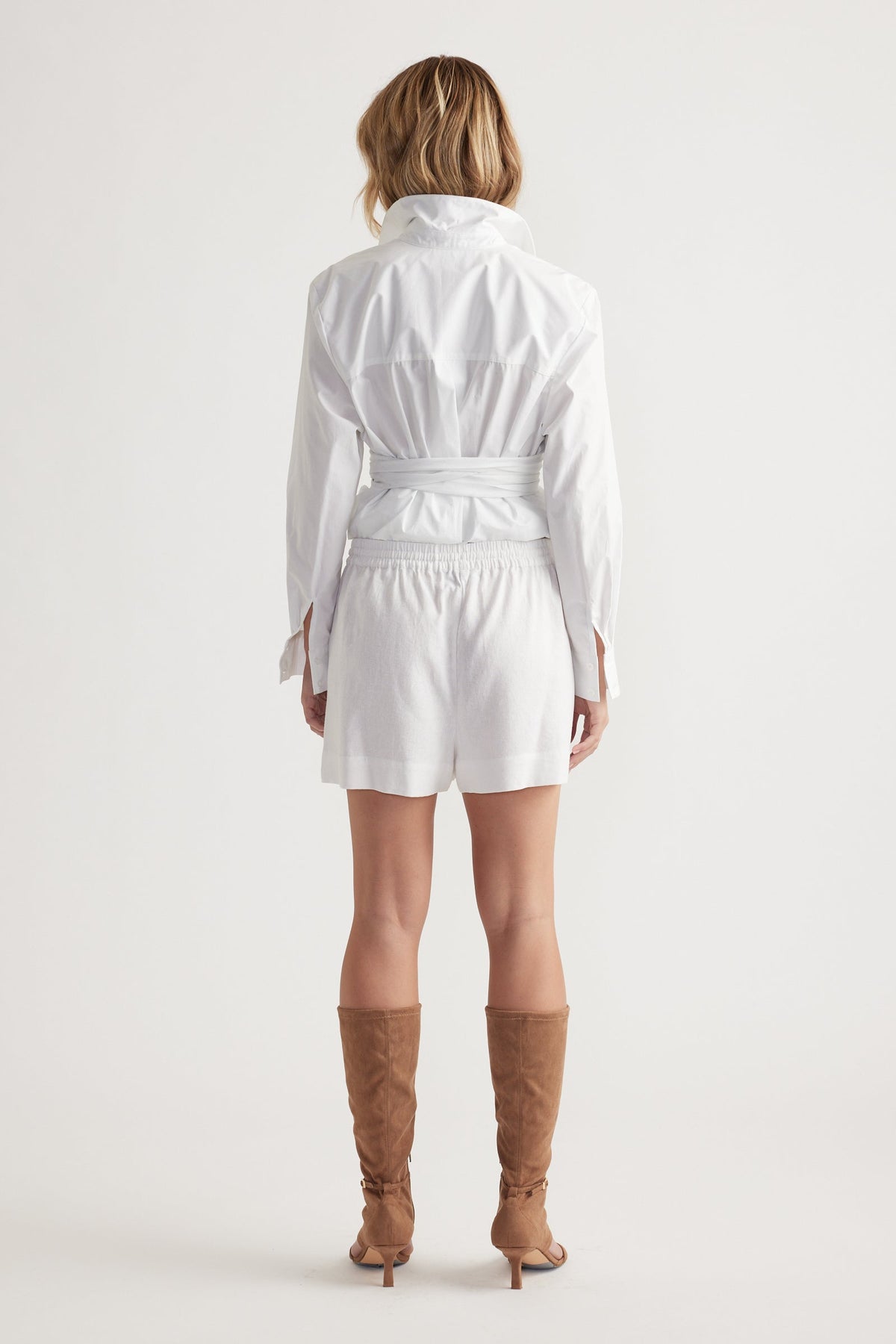 Amelia Linen Blend Short