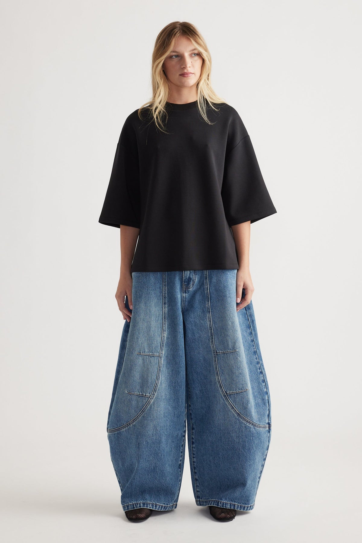D-Luxe Neoprene Zip Back Tee