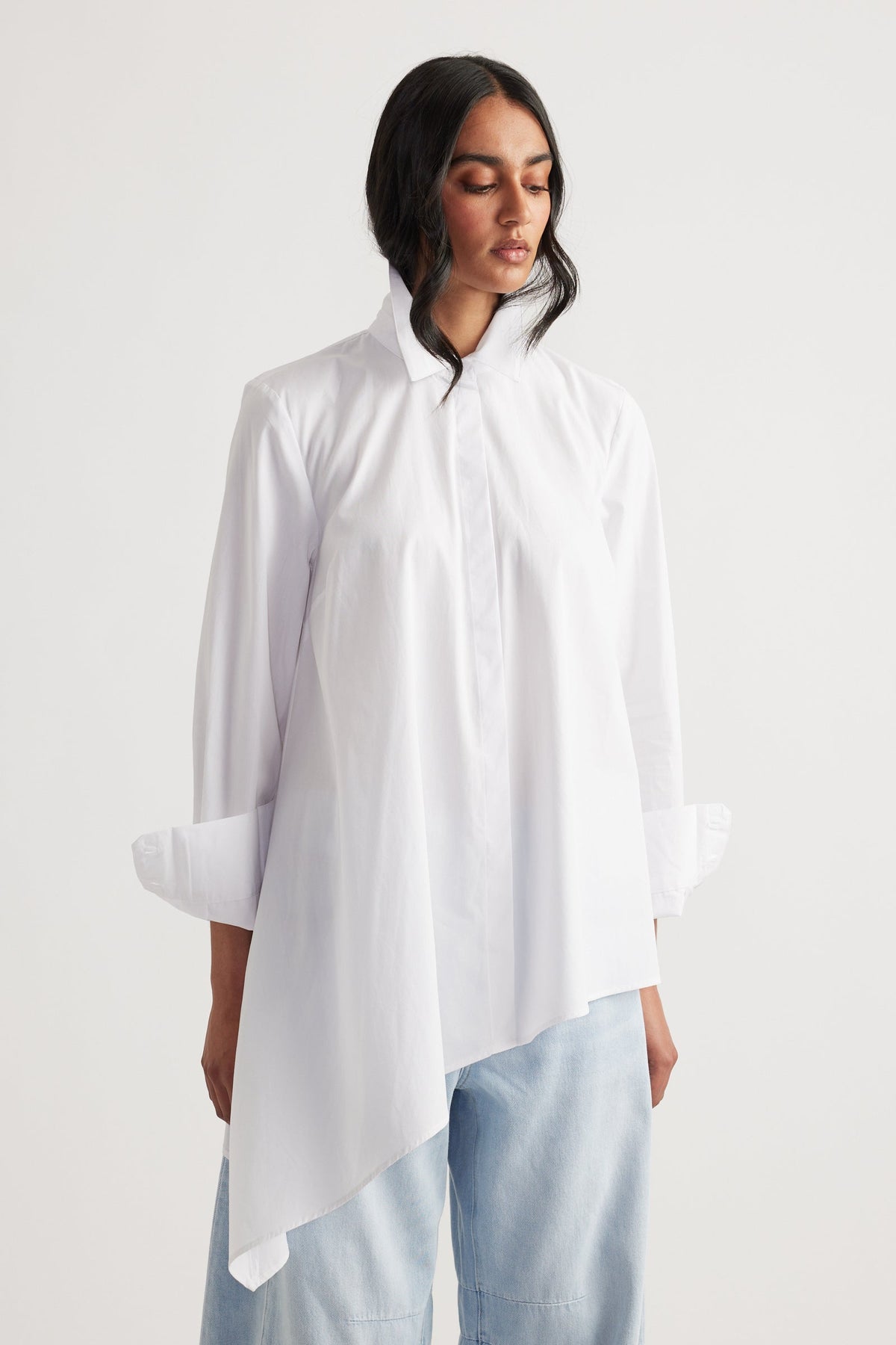 Nikki Asymmetric Shirt
