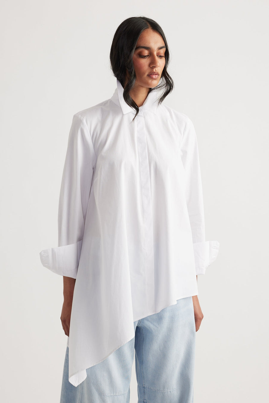 Nikki Asymmetric Shirt