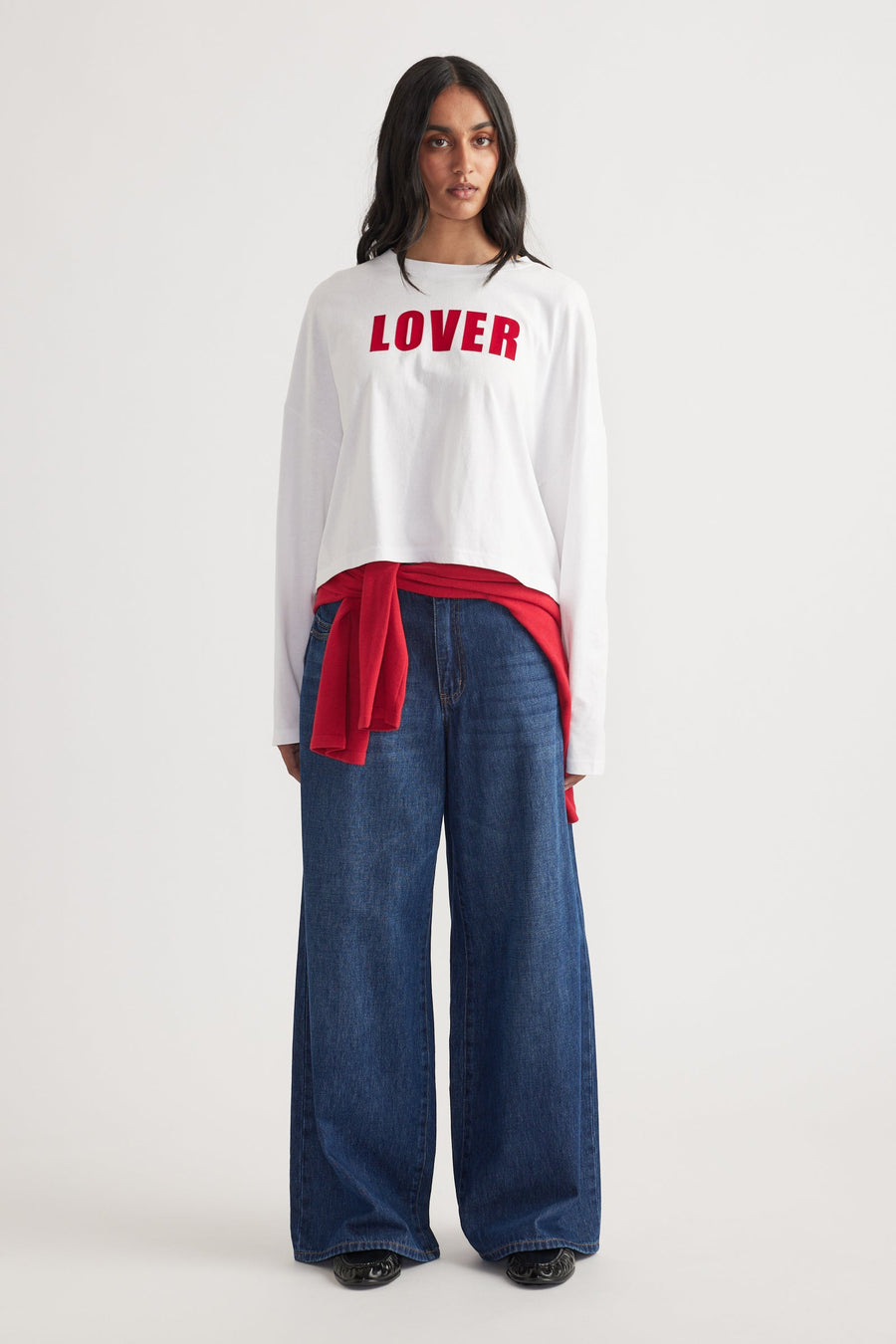 Lover Long Sleeve Print Tee