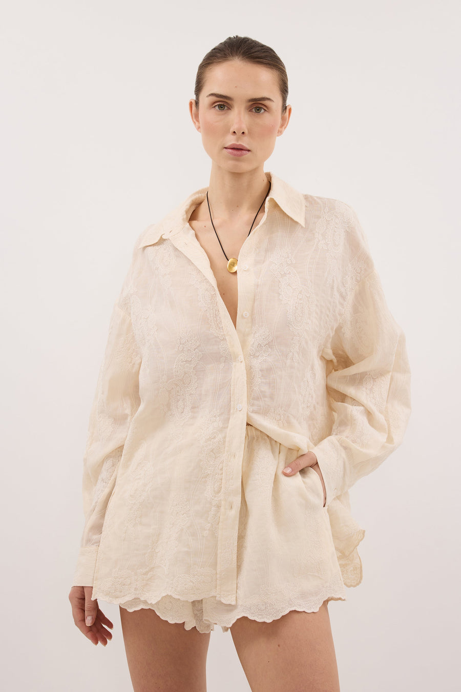 CORDELIA SANDSTONE RAMIE SHORT