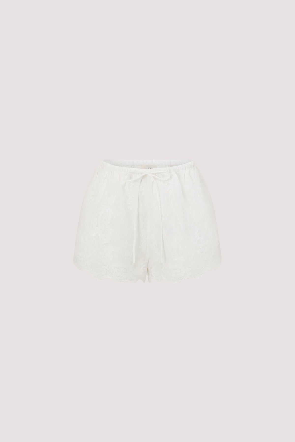 CORDELIA WHITE RAMIE SHORT