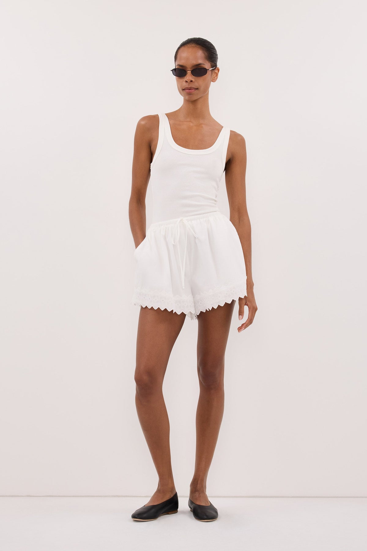 ANNABEL WHITE SHORTS