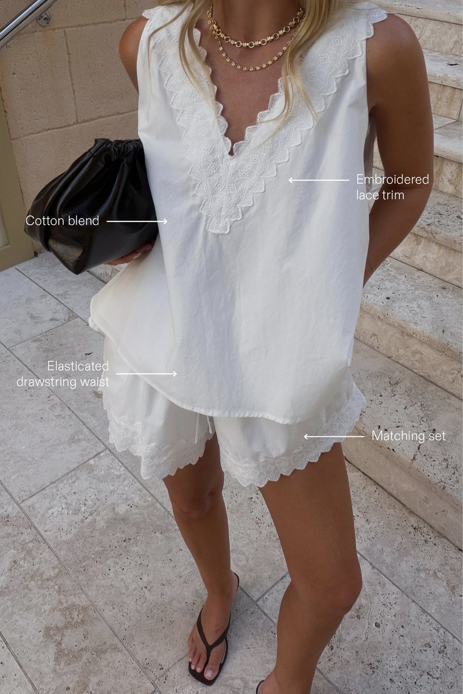 ANNABEL WHITE SHORTS