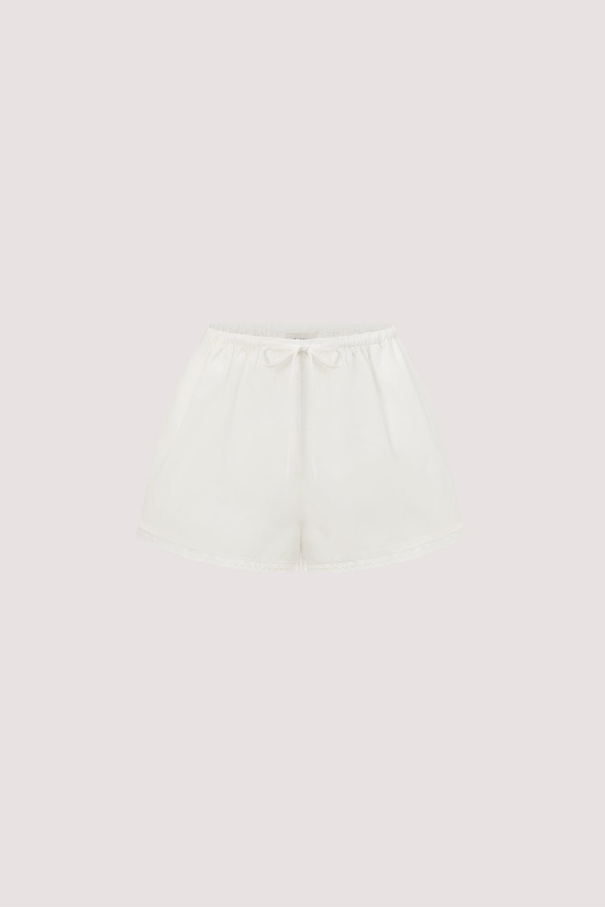 ROSIN WHITE LACE TRIM SHORT
