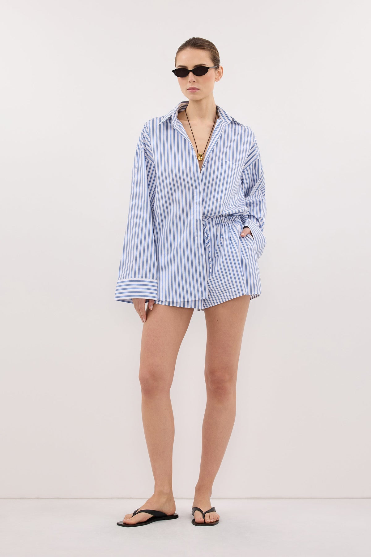 TALISE BLUE STRIPE SHORT