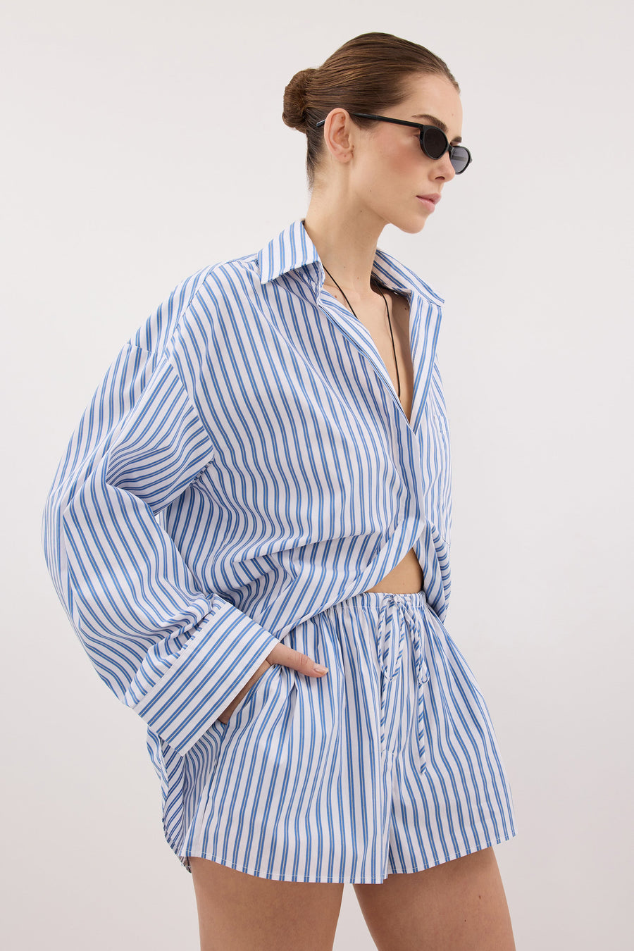 TALISE BLUE STRIPE SHORT