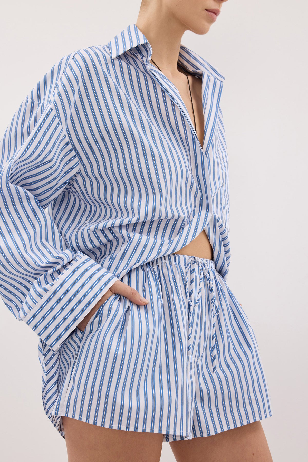 TALISE BLUE STRIPE SHORT