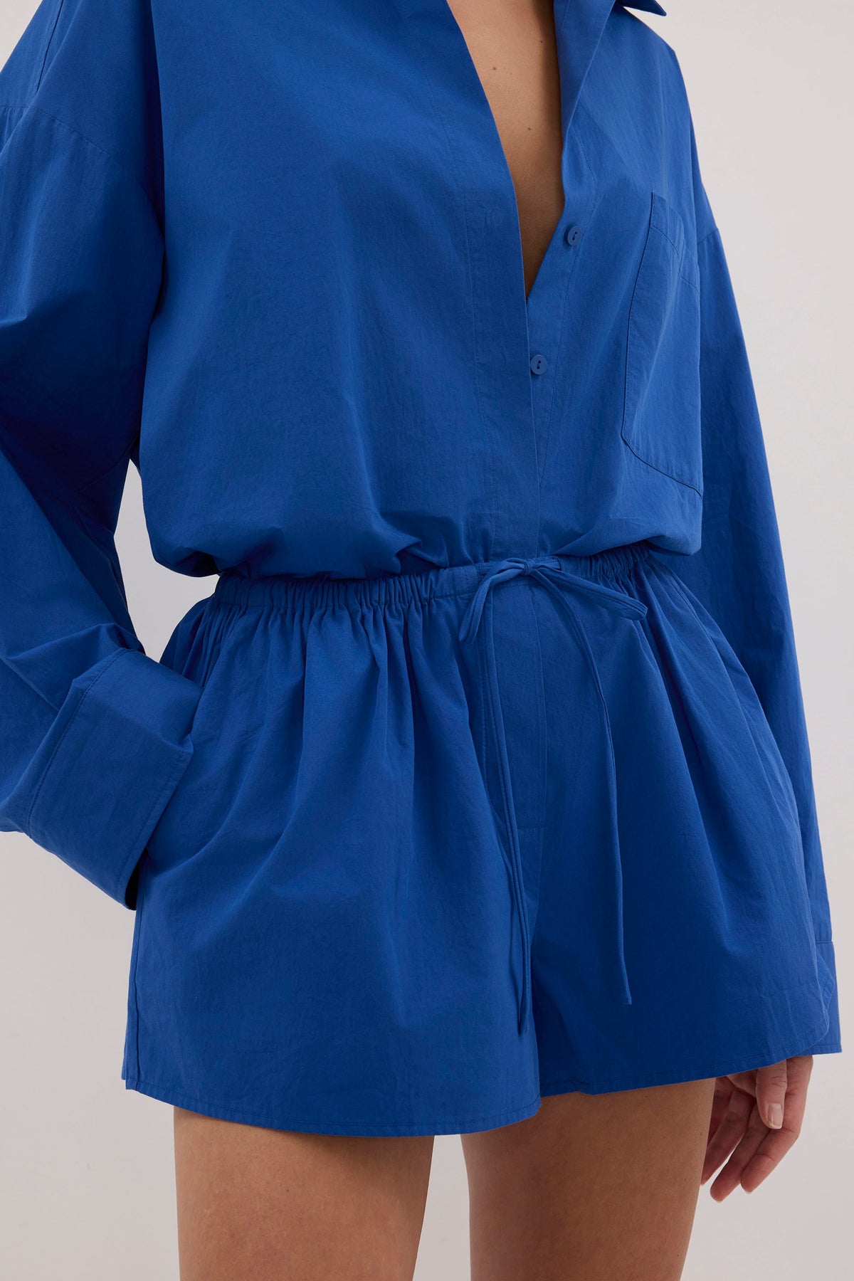 INA COBALT LIGHTWEIGHT COTTON SHORT