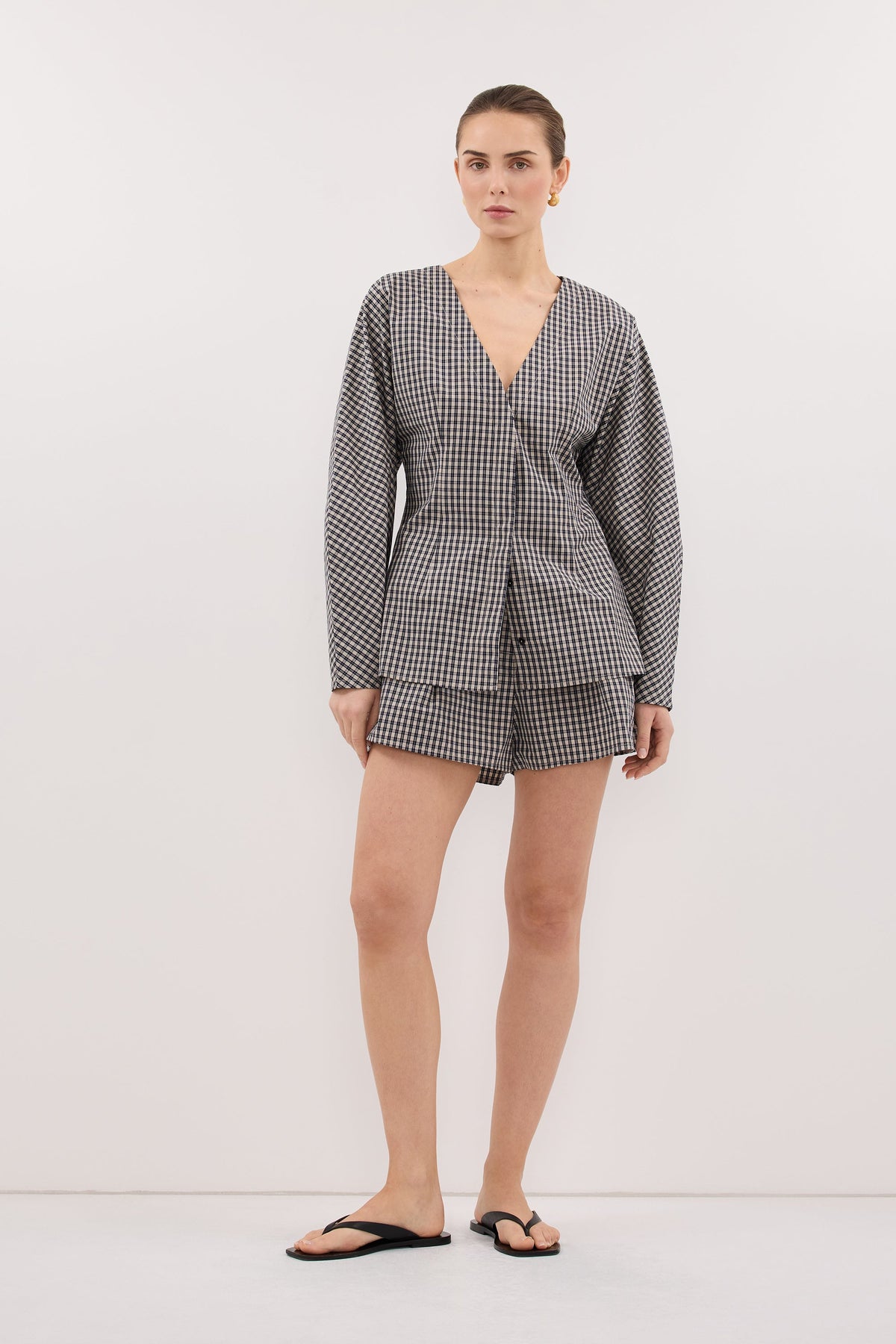 MATILDA INK CHECK SHORT