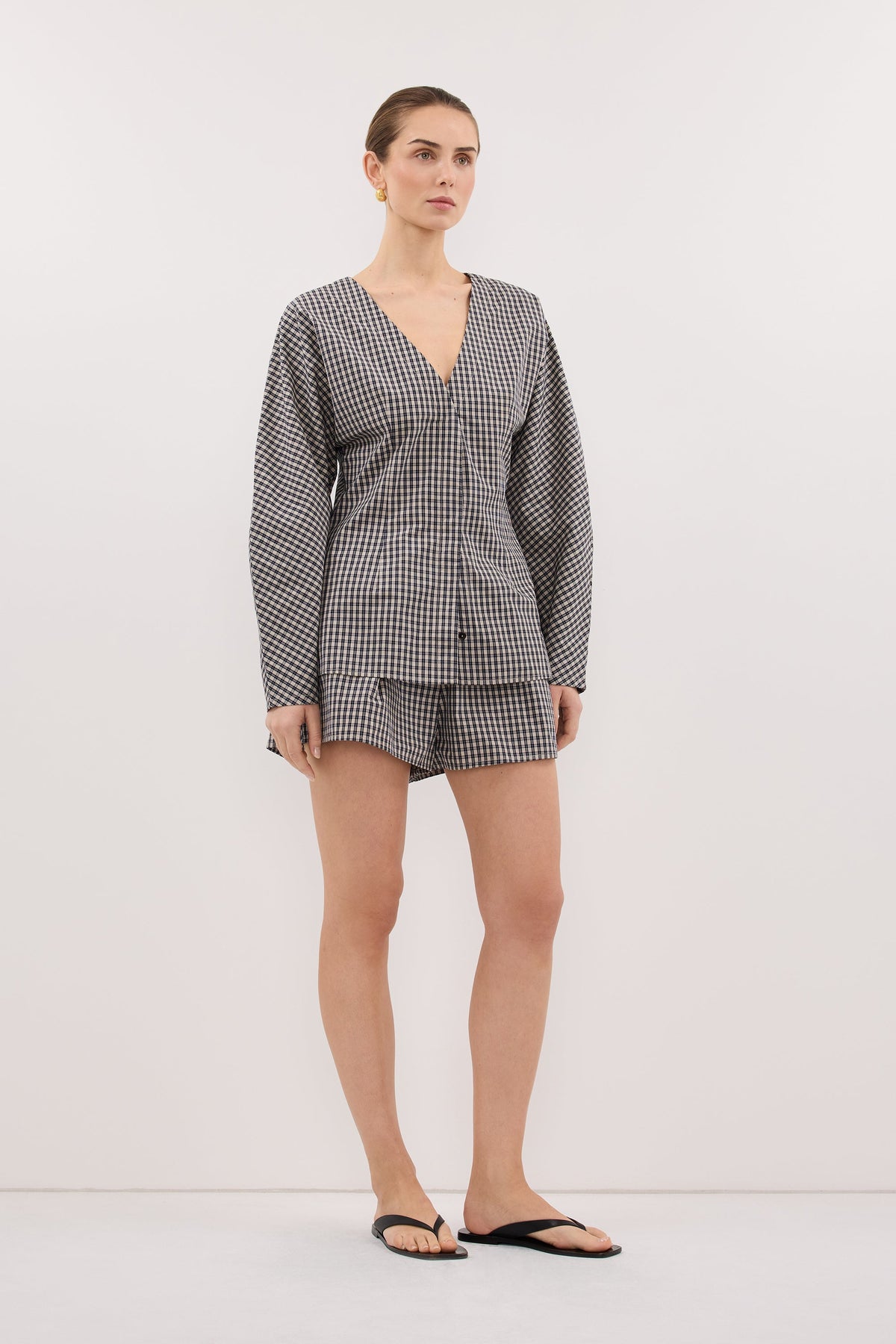 MATILDA INK CHECK SHORT