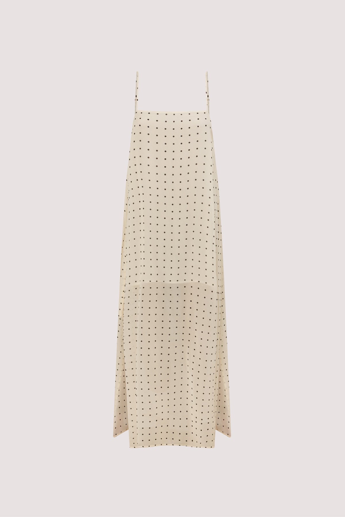 VANESSA SANDSTONE SLEEVELESS MIDI DRESS