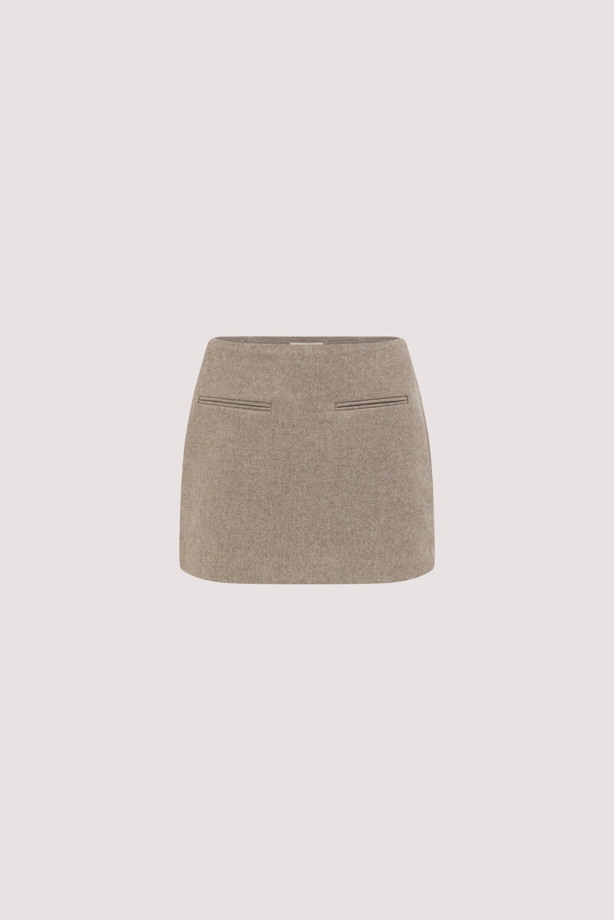 AINSLY OAT TEXTURED MICRO SKORT