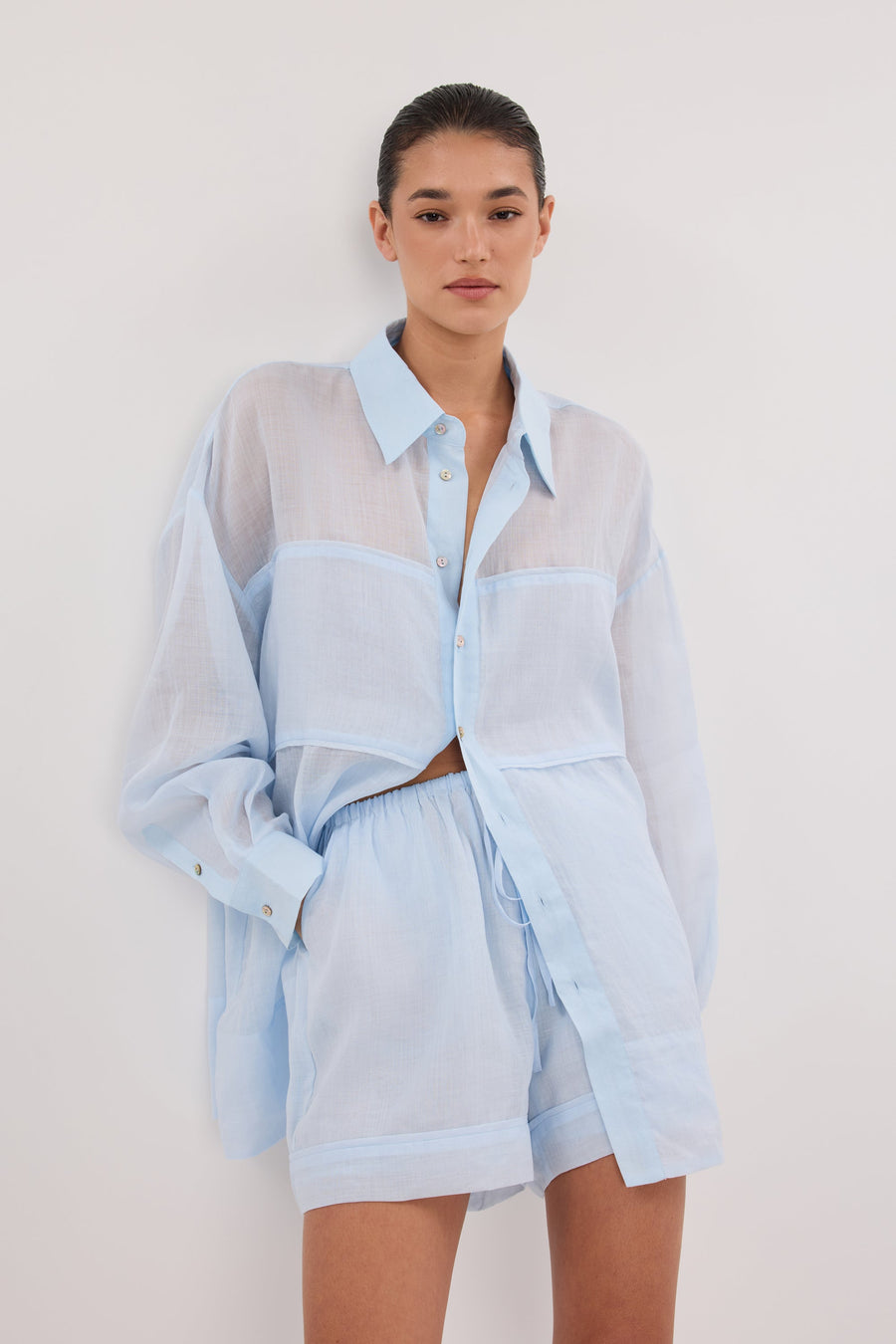 KAI CORNFLOWER RAMIE SHORT