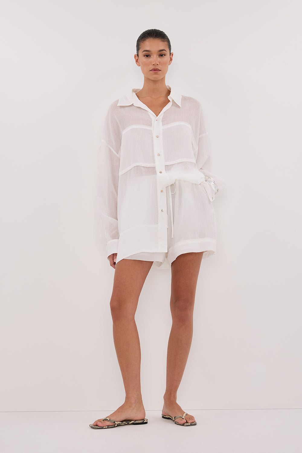 KAI WHITE RAMIE SHORT