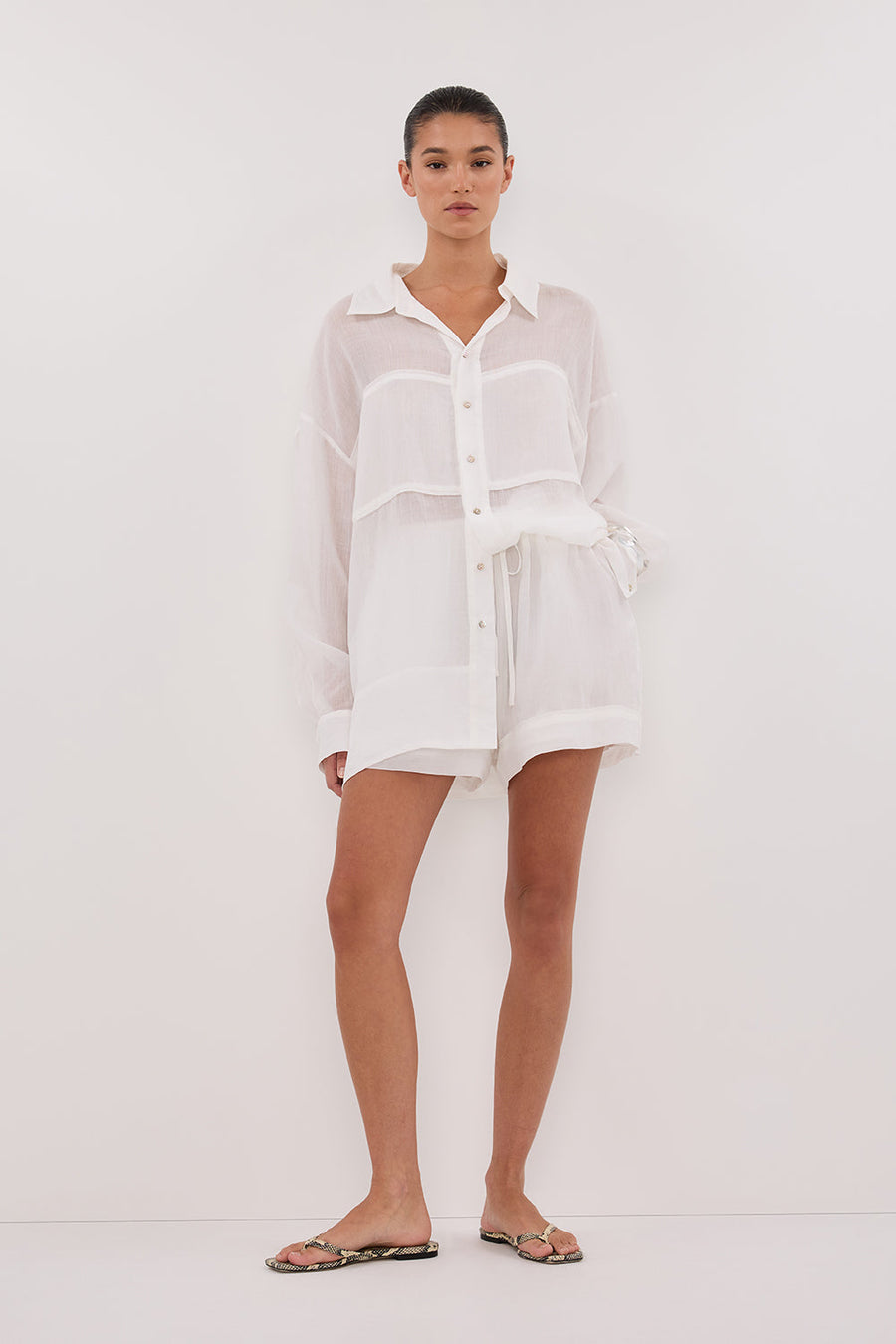 KAI WHITE RAMIE SHORT