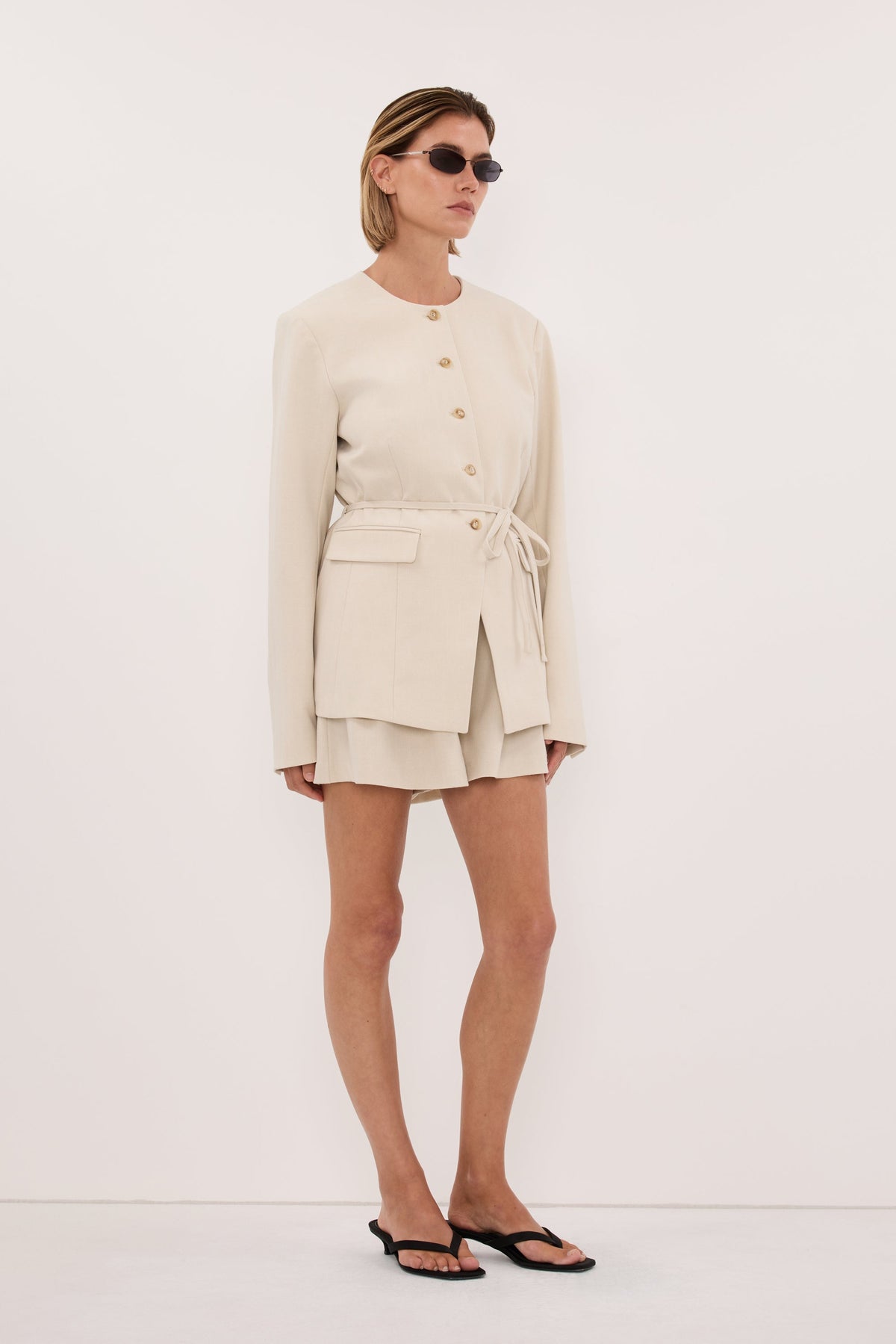 CYRUS BONE TAILORED SHORT