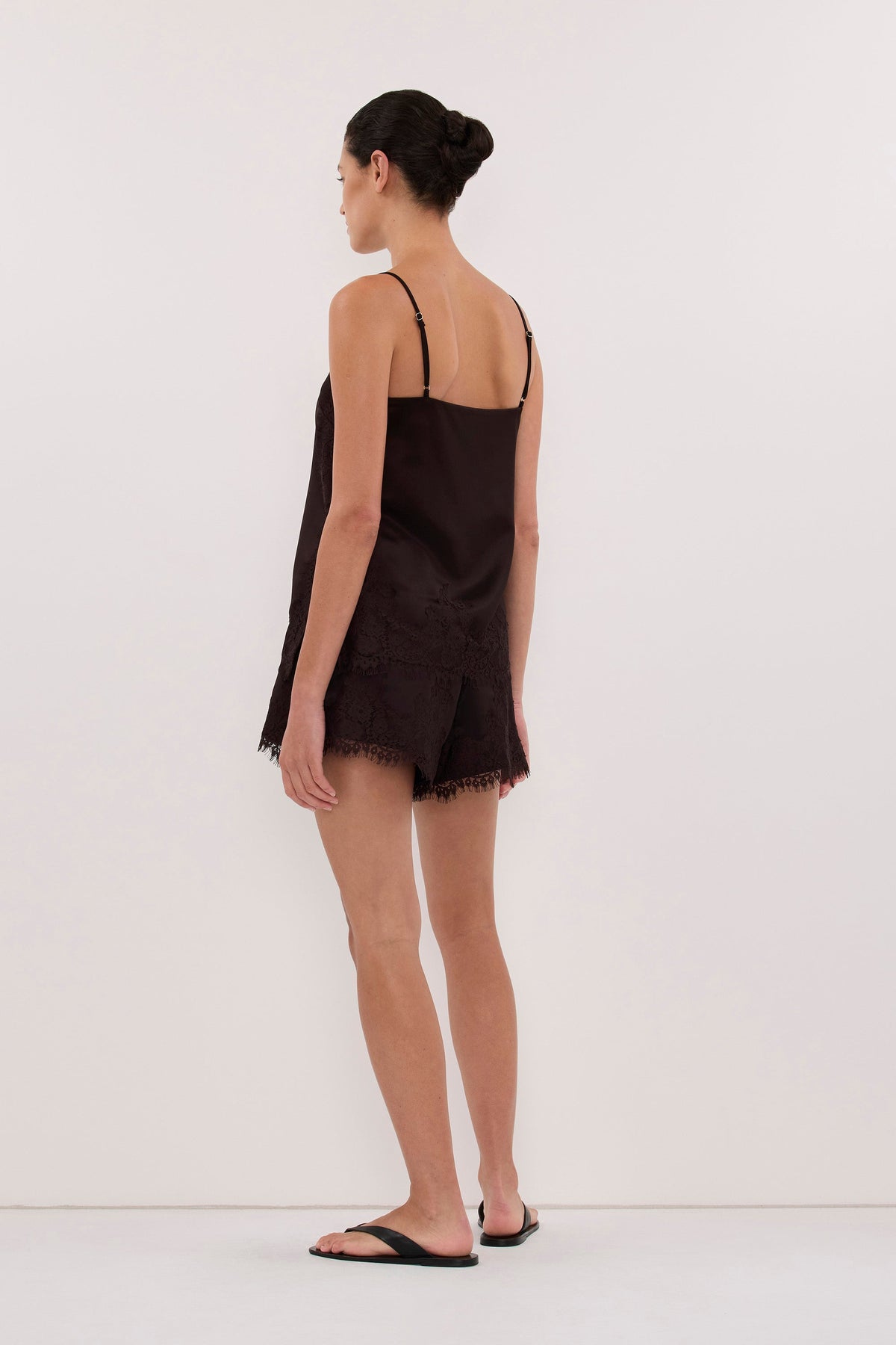 SELENE ESPRESSO SATIN SHORT