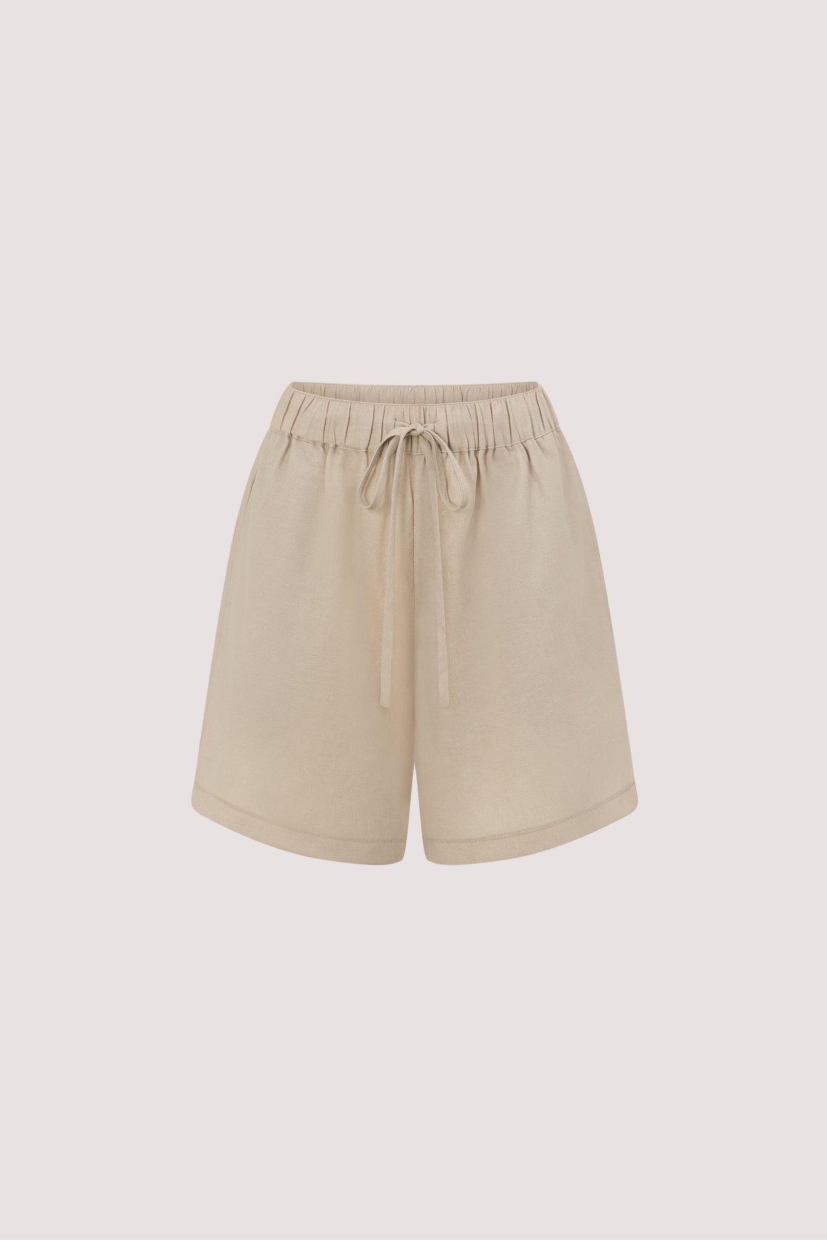 CALIA BONE DRAWSTRING BERMUDA SHORT