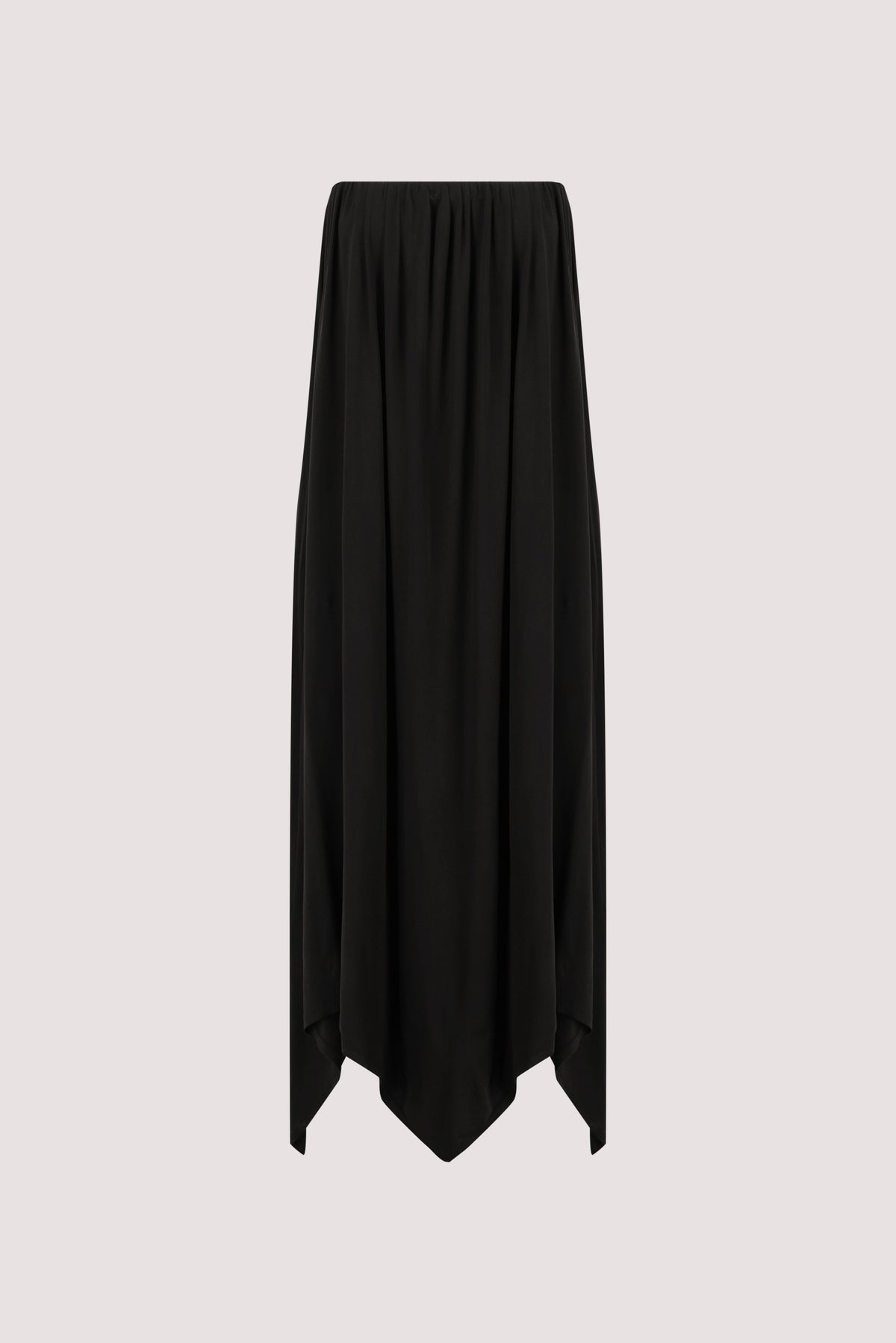 AVA BLACK STRAPELESS MIDI DRESS