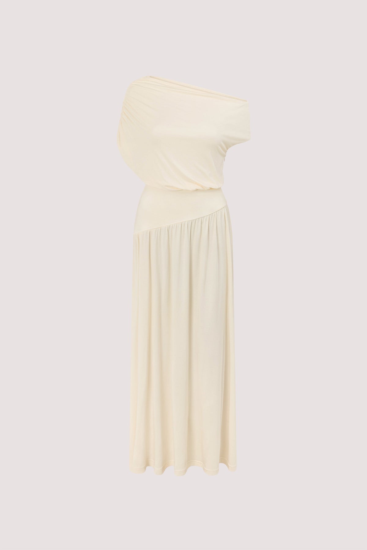 ELSIE BUTTER MODAL ASYM MAXI DRESS