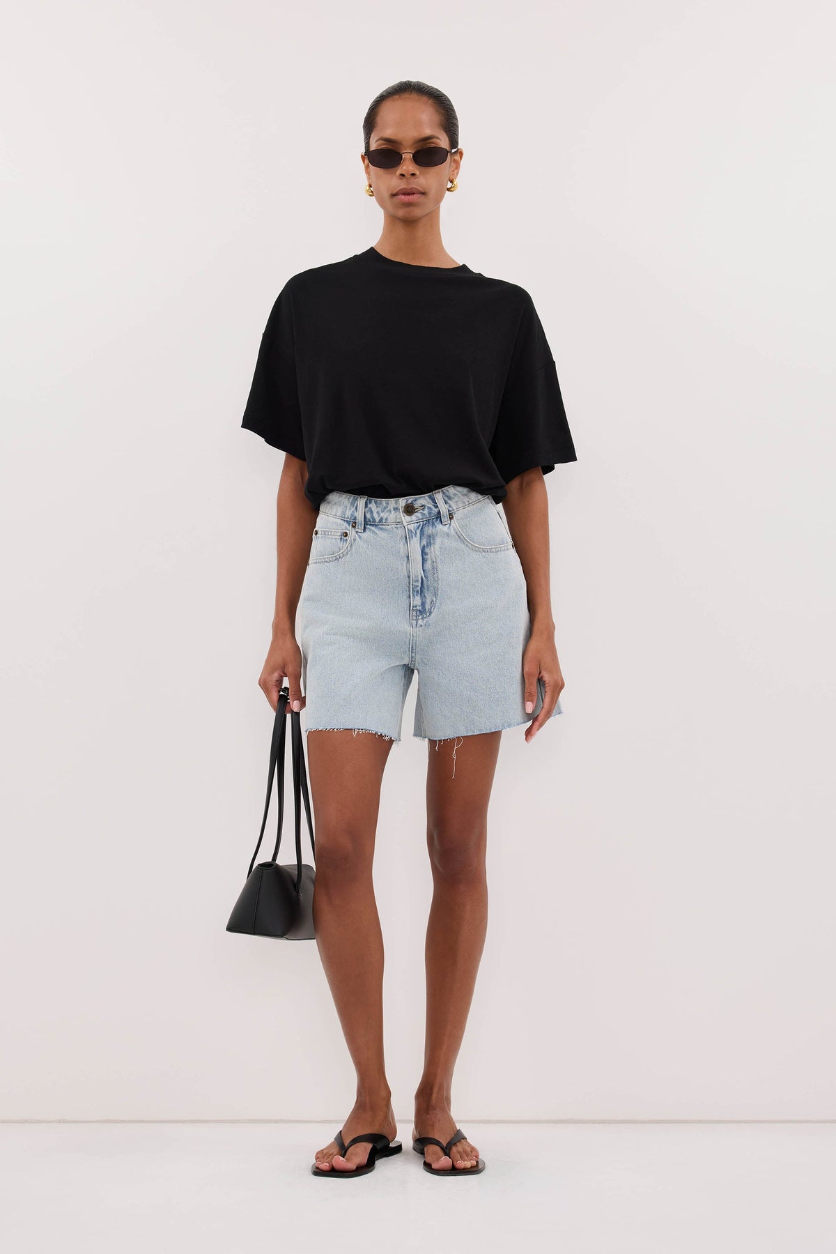MARLEY LIGHT RINSE DENIM SHORT