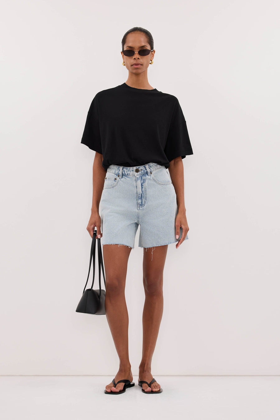 MARLEY LIGHT RINSE DENIM SHORT