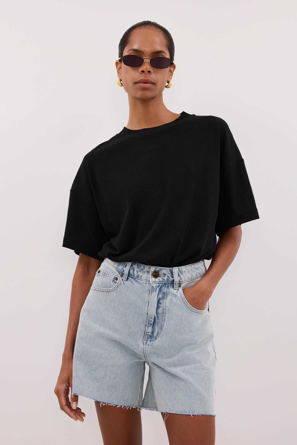 MARLEY LIGHT RINSE DENIM SHORT
