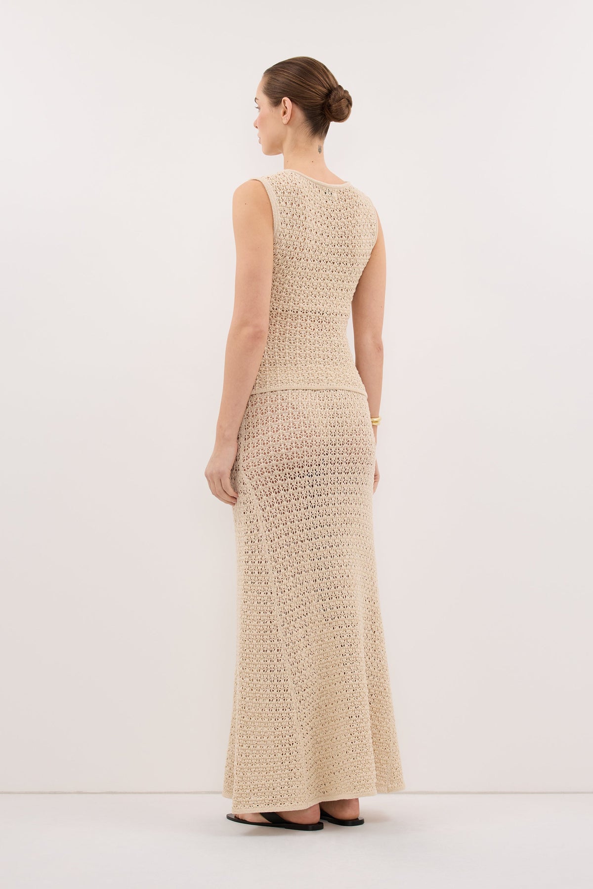HALO NATURAL KNIT MAXI SKIRT