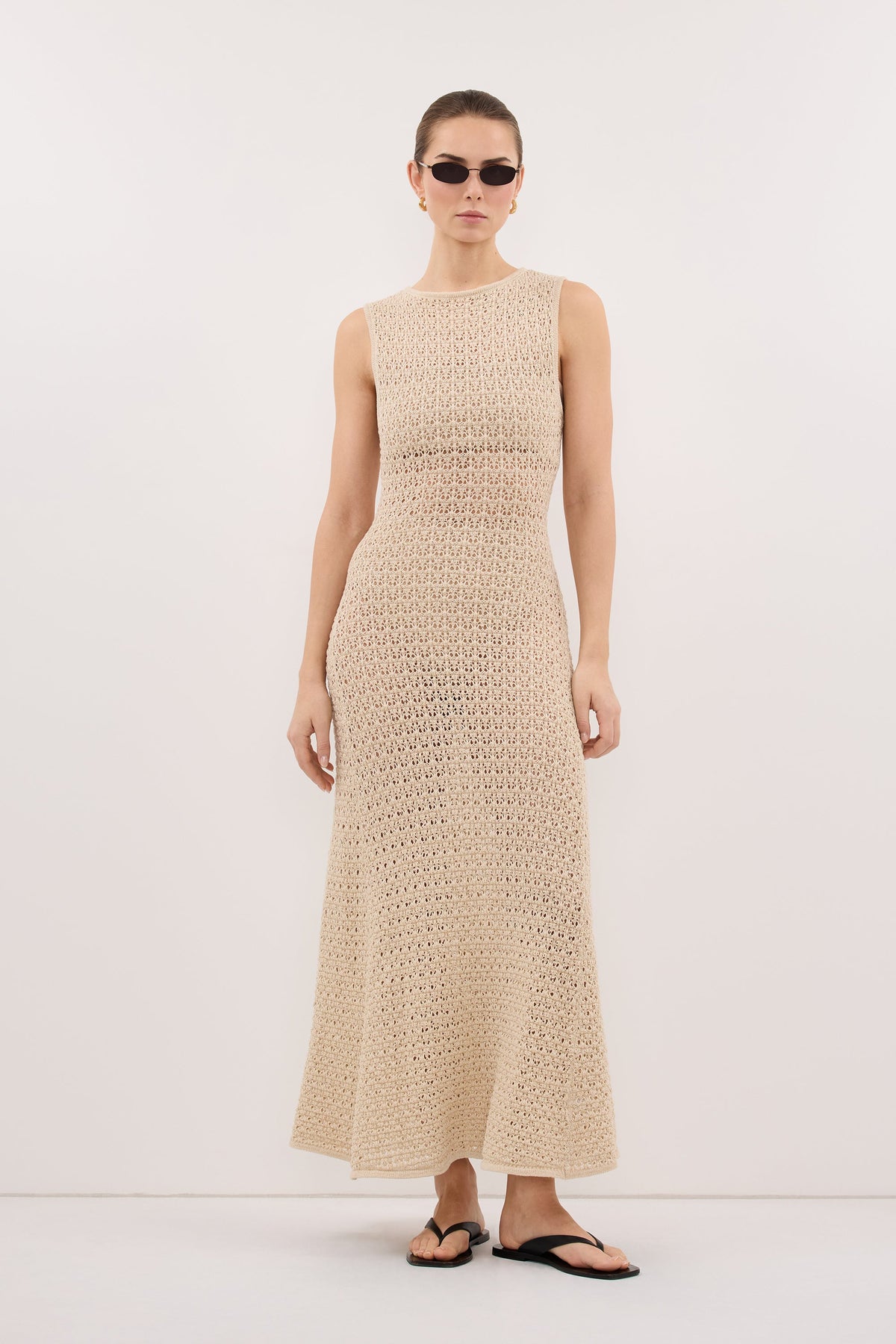 HALO NATURAL KNIT MAXI DRESS
