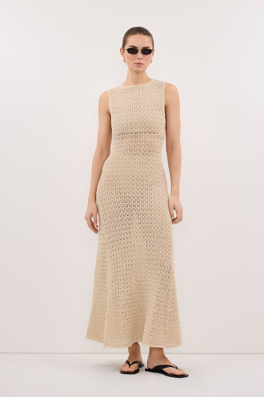 HALO NATURAL KNIT MAXI DRESS