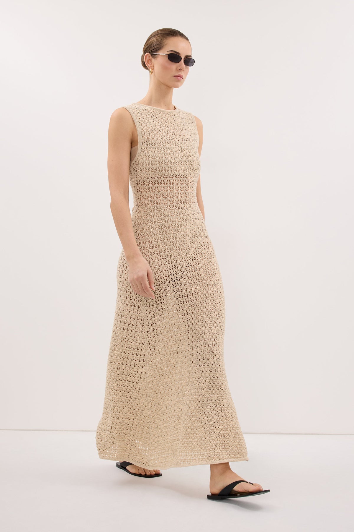 HALO NATURAL KNIT MAXI DRESS