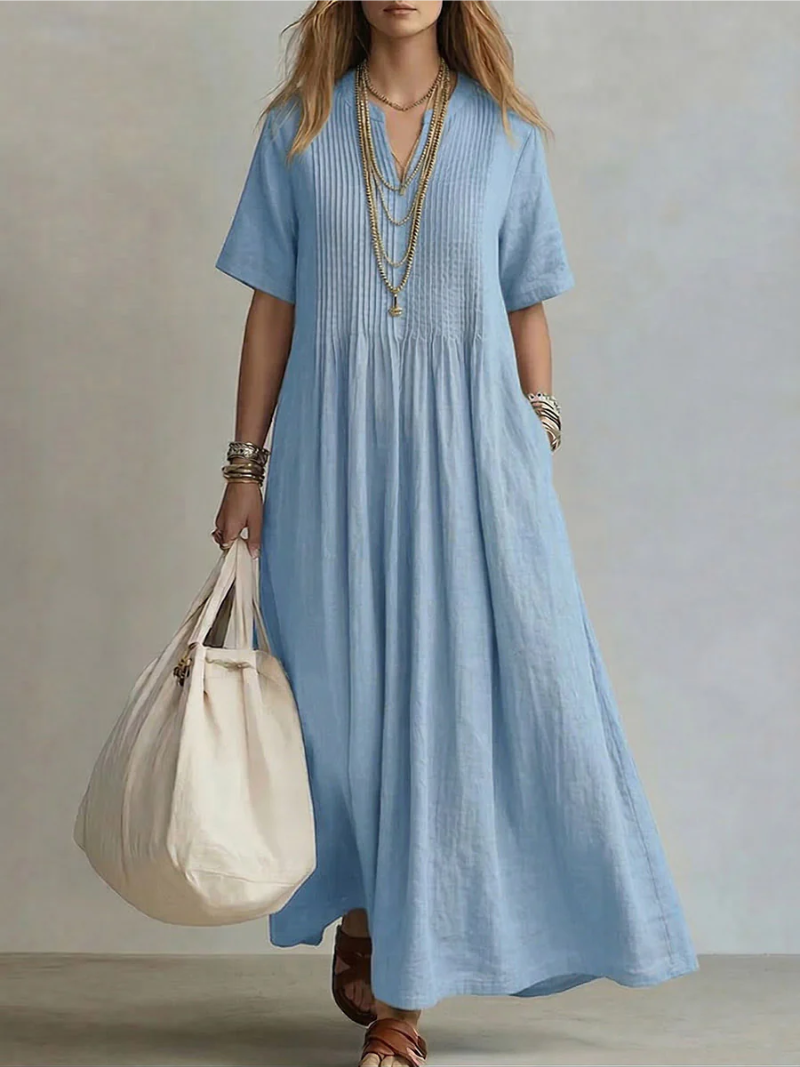 Diletta | Pleated Midi Dress